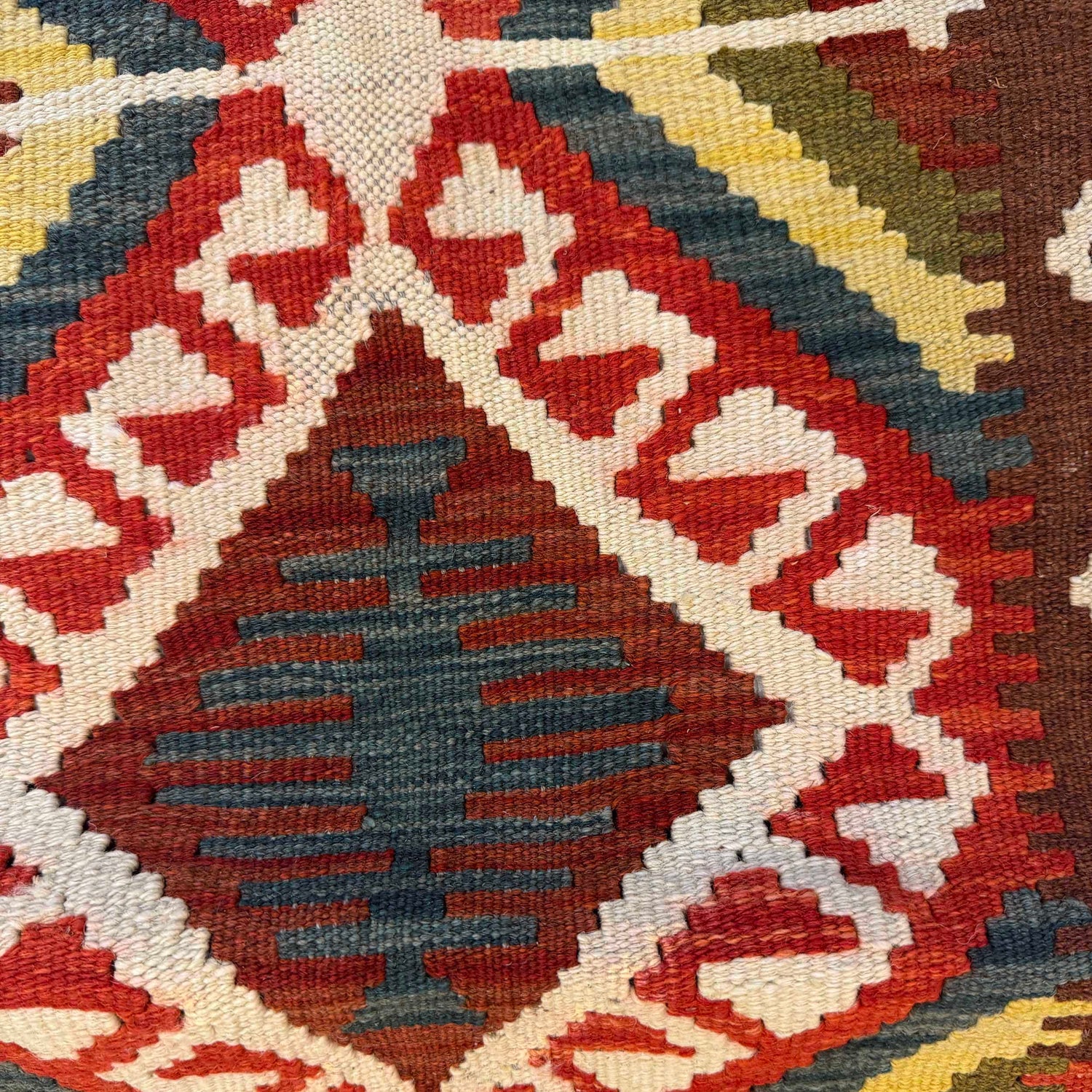 Handmade Multi Kilim Geometric 5x8 ft
