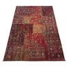 Patchwork Area Rug Handmade Multi Geometric 5x8 ft