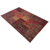 Patchwork Area Rug Handmade Multi Geometric 5x8 ft