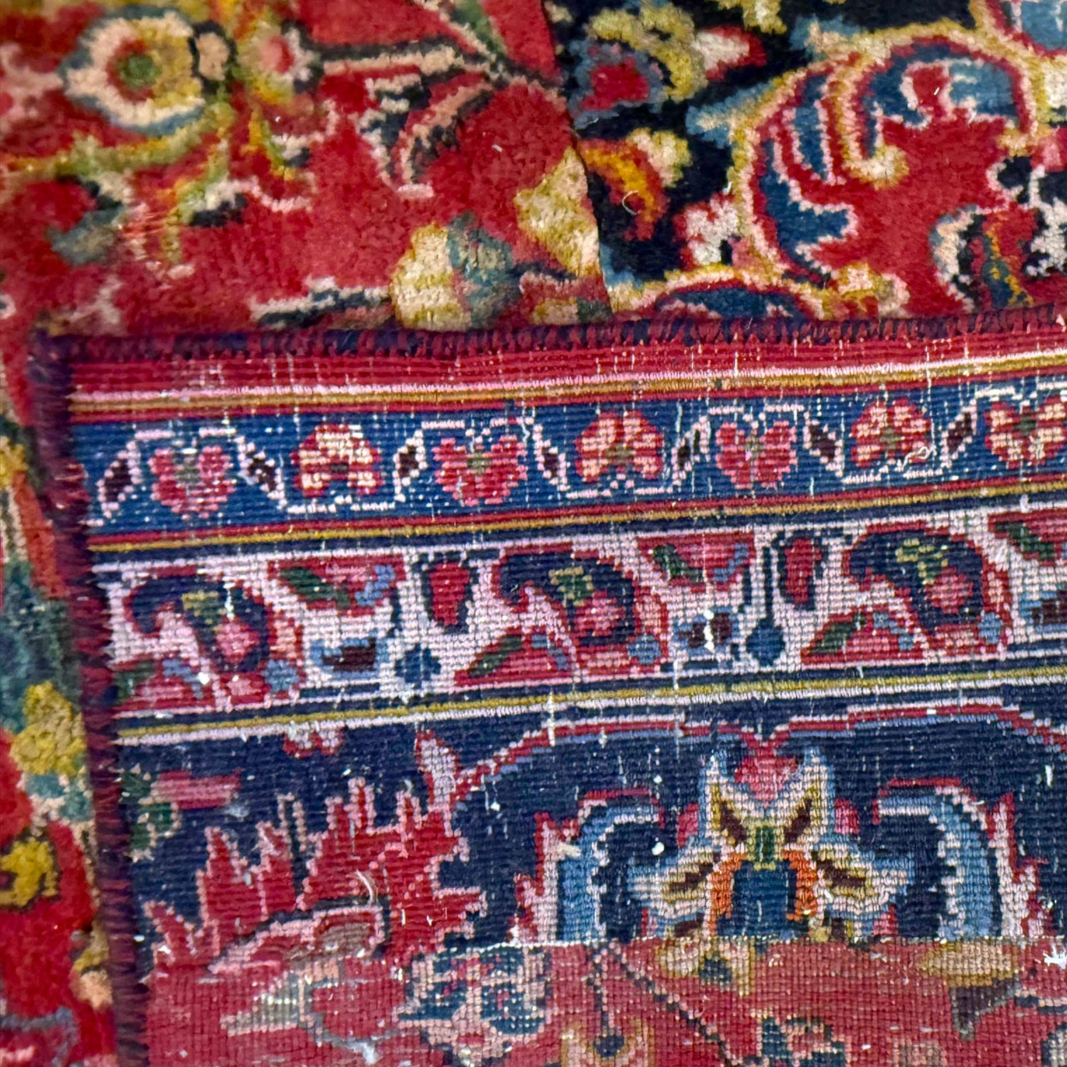 Patchwork Area Rug Handmade Multi Geometric 5x8 ft