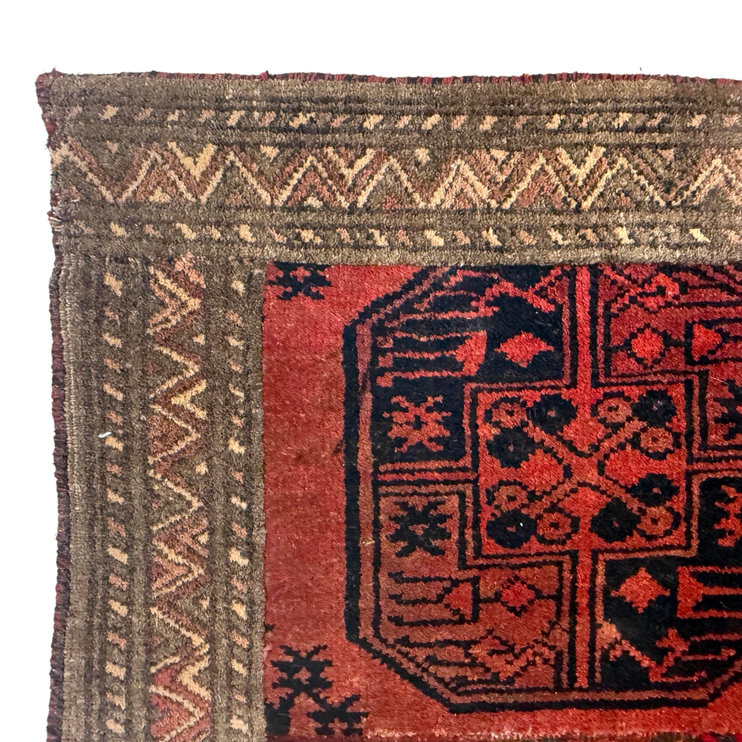 Patchwork Area Rug Handmade Multi Geometric 4x6 ft