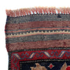 Baluchi Rug Handmade Multi Geometric 4x6 ft