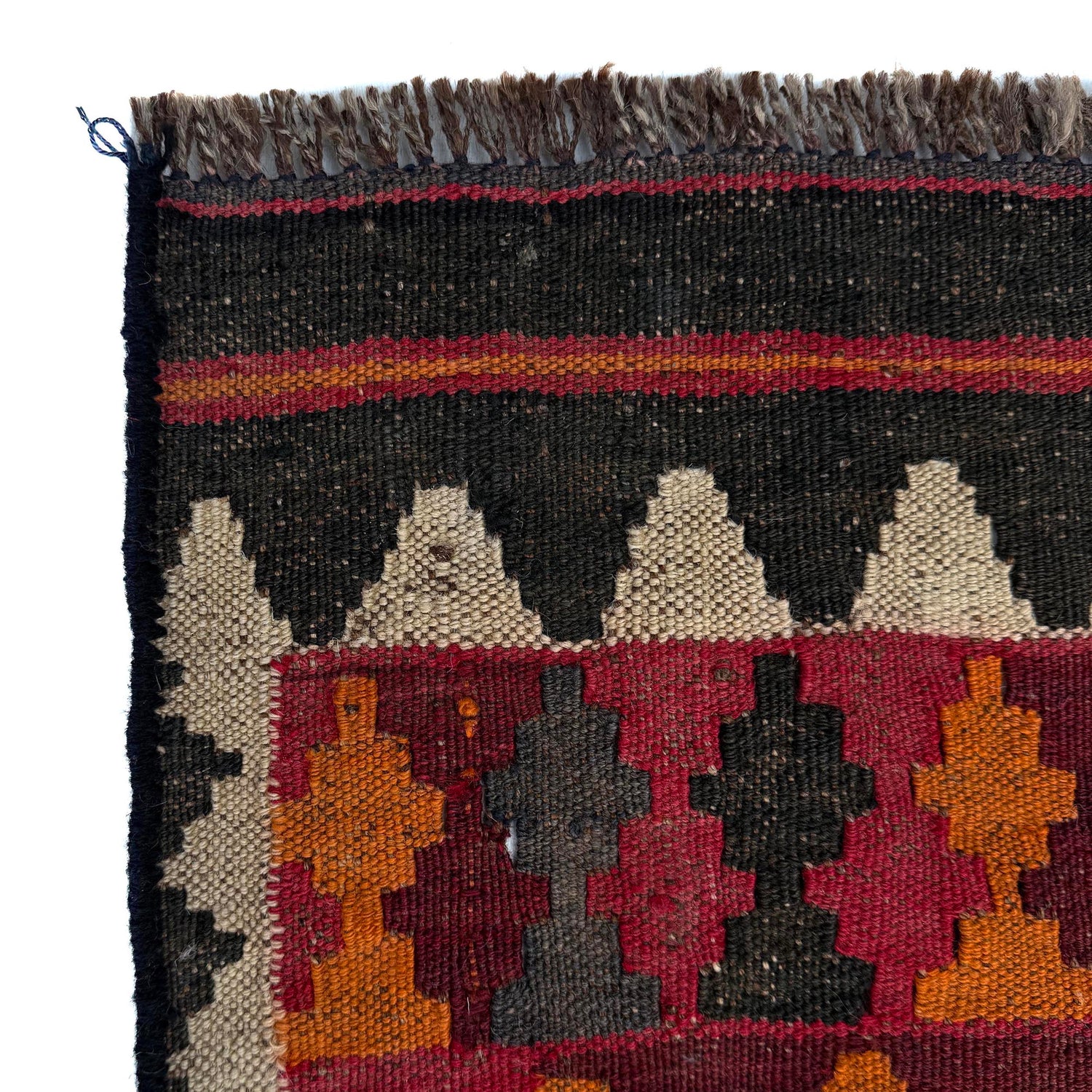 Maimana Kilim Area Rug Handmade Multi Floral 7x10 ft