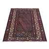 Maliki Kilim Area Rug Handmade Multi Floral 4x4 ft