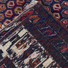 Maliki Kilim Area Rug Handmade Multi Floral 4x4 ft