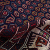 Maliki Kilim Area Rug Handmade Multi Floral 4x4 ft