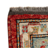 Heriz Area Rug Handmade Red Medallion 7x10 ft