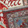 Heriz Area Rug Handmade Red Medallion 7x10 ft
