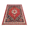 Shirazi Area Rug Handmade Red Medallion 7x10 ft