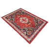 Shirazi Area Rug Handmade Red Medallion 7x10 ft
