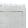 Embroidery Kilim Area Rug Handmade Beige Animal 4x6 ft