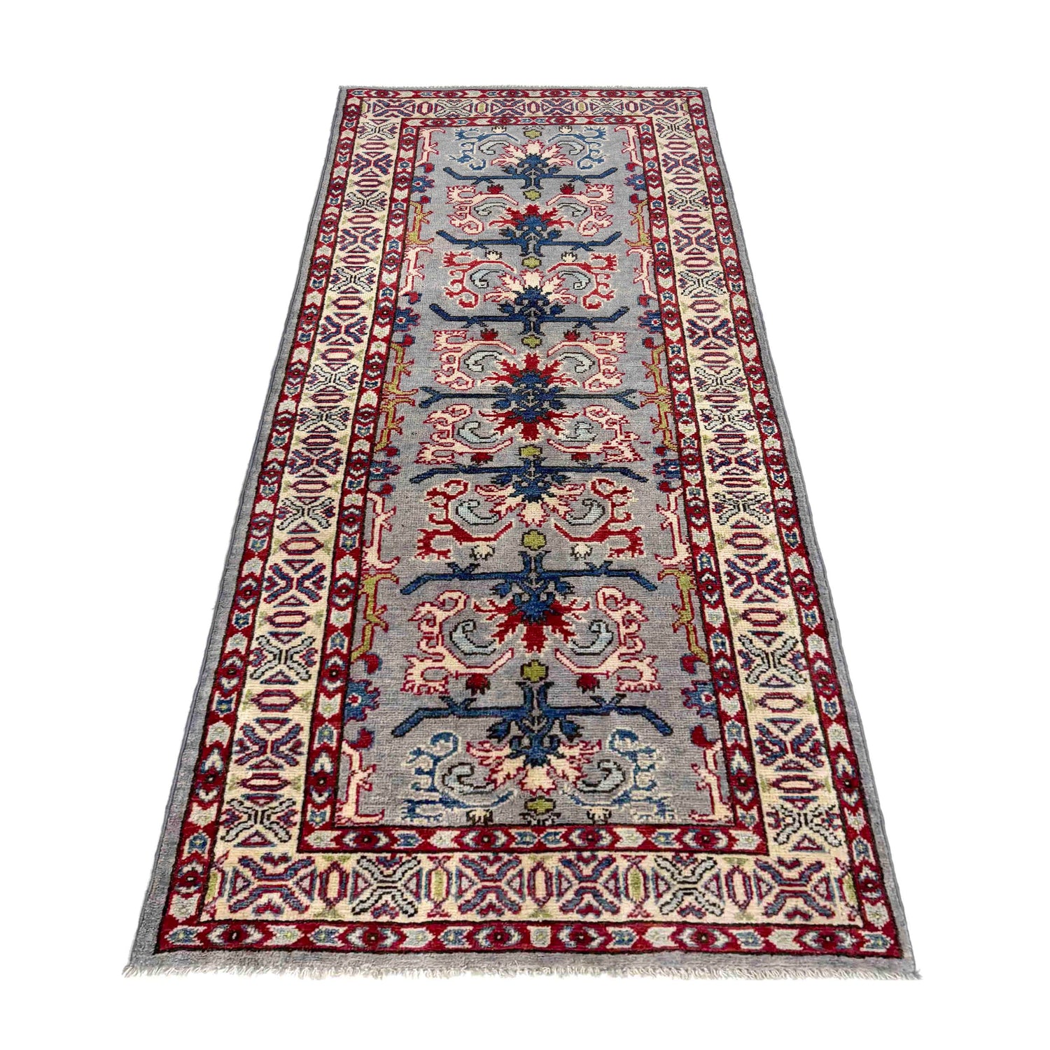 Kazak Rug Handmade Multi Medallion 6' Runner