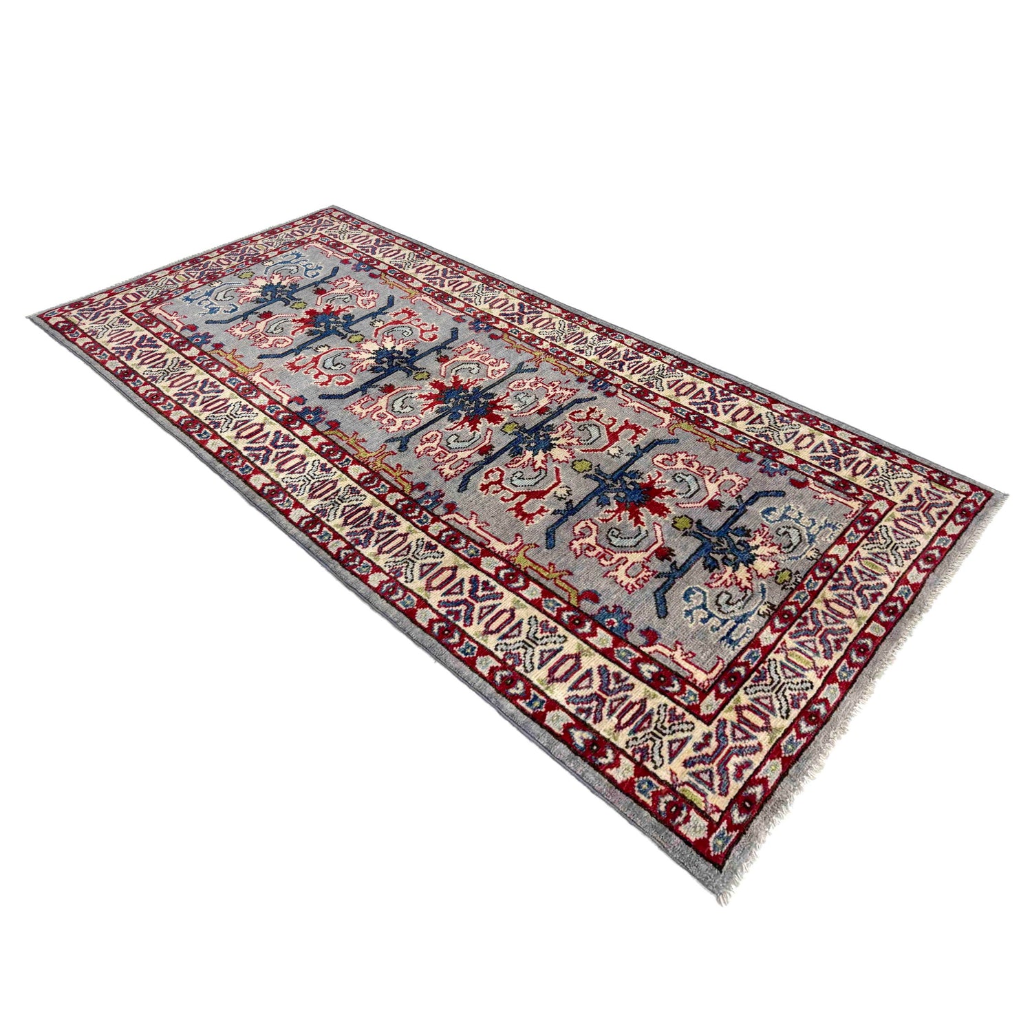 Kazak Rug Handmade Multi Medallion 6' Runner