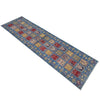 Bakhtiar Area Rug Runner Handmade Blue Floral 10' Runner