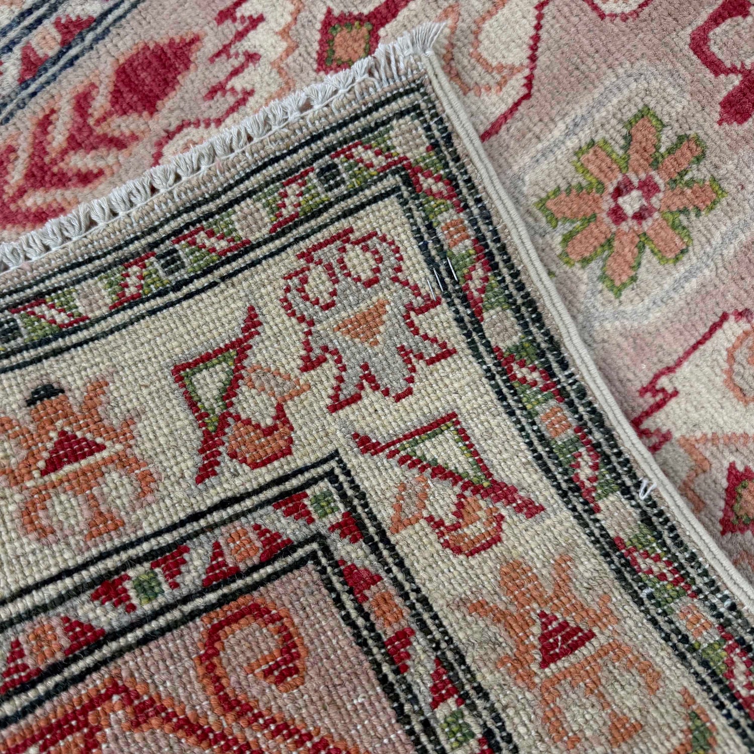Kazak Rug Handmade Multi Medallion 10' Runner
