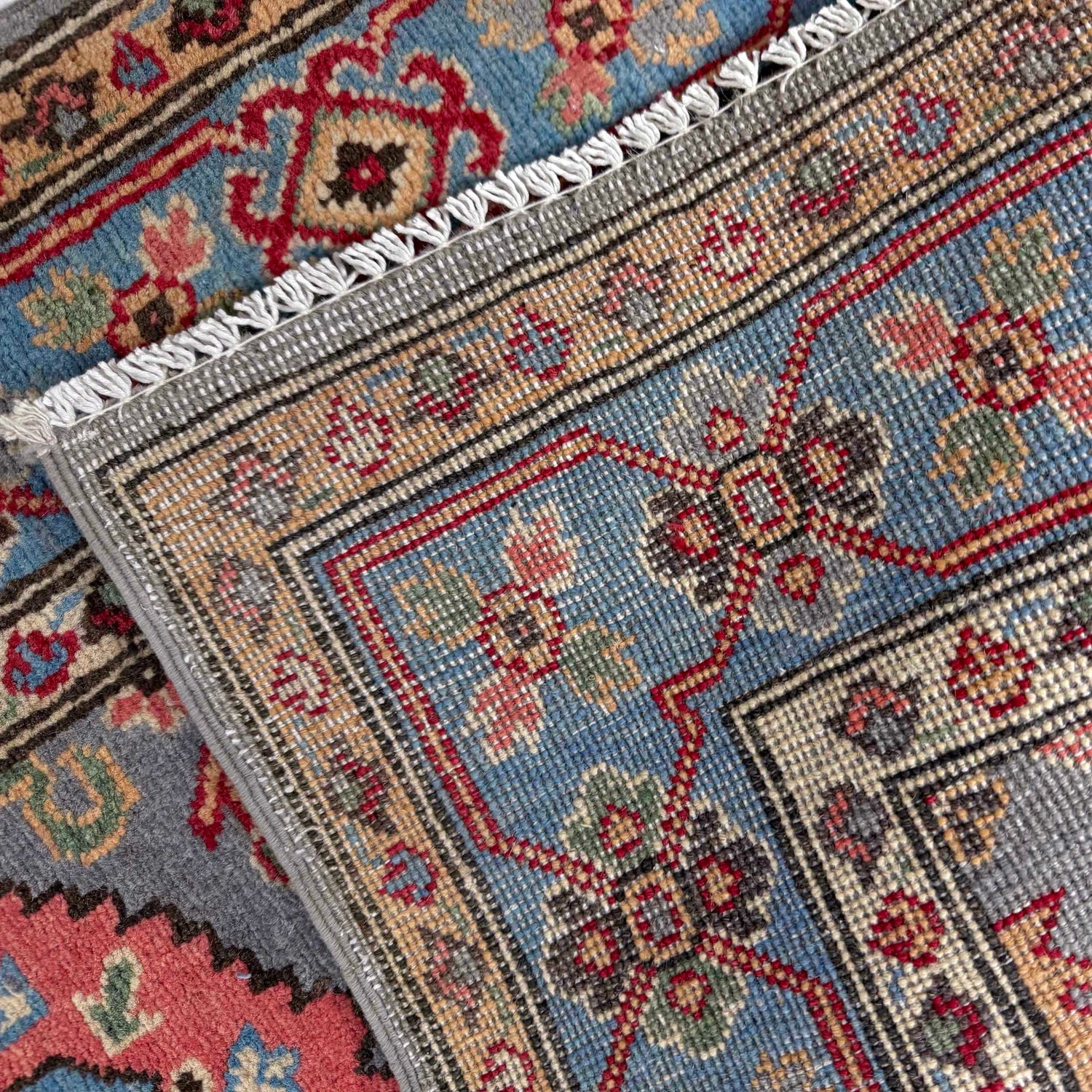 Waziri Runner Rug Handmade Multi Medallion 10' Runner