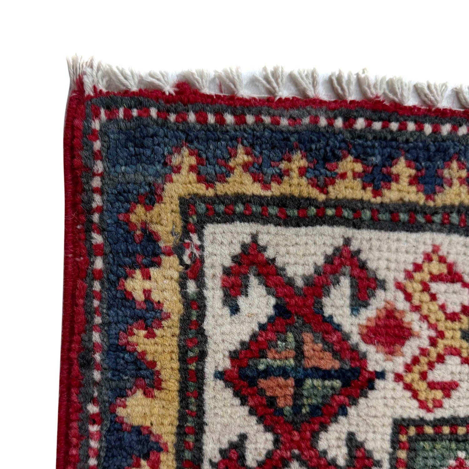 Kazak Rug Handmade Multi Medallion 10' Runner