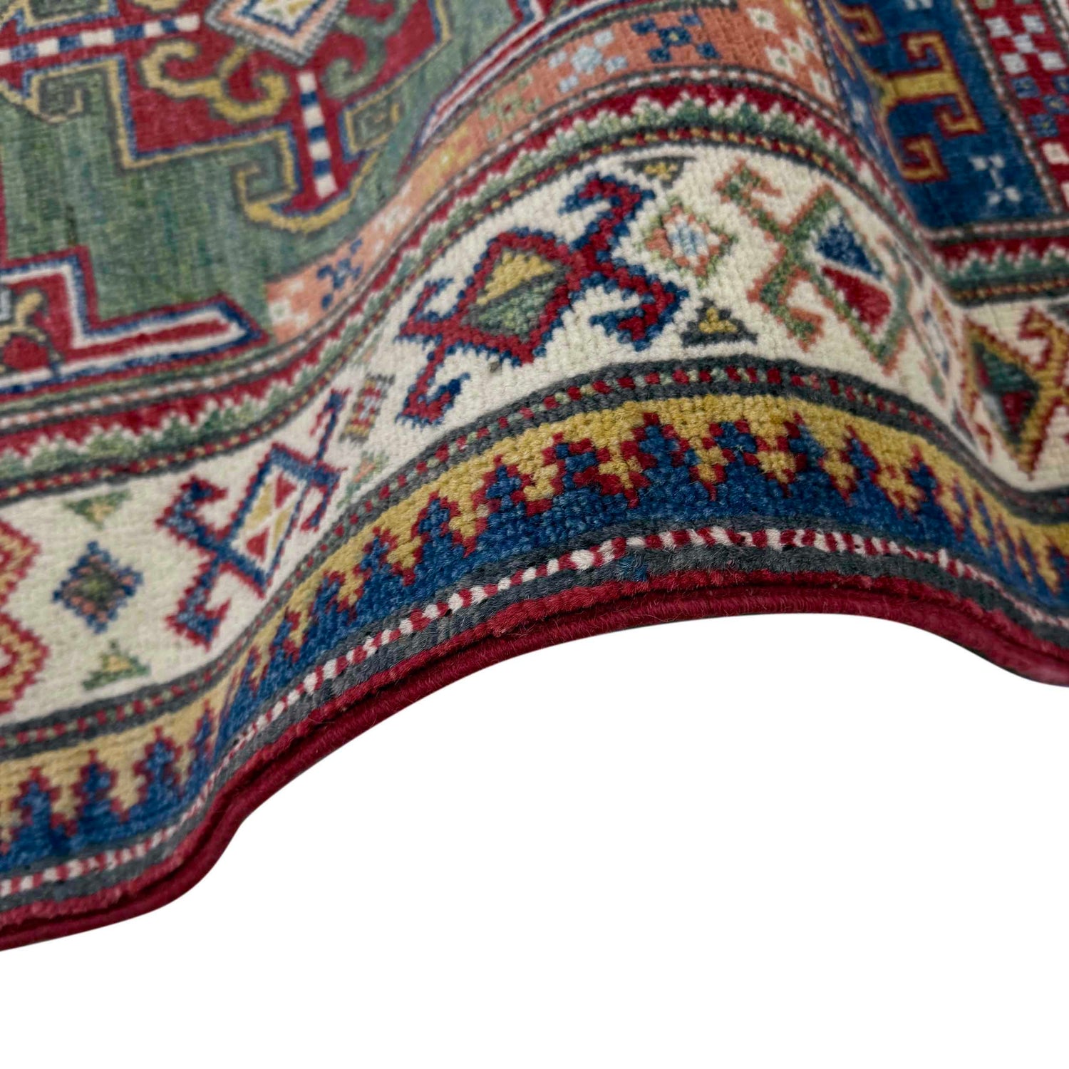 Kazak Rug Handmade Multi Medallion 10' Runner