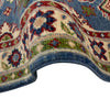 Kazak Rug Handmade Blue Medallion 6' Runner