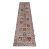 Bakhtiar Runner Handmade Pink Floral 10' Runner