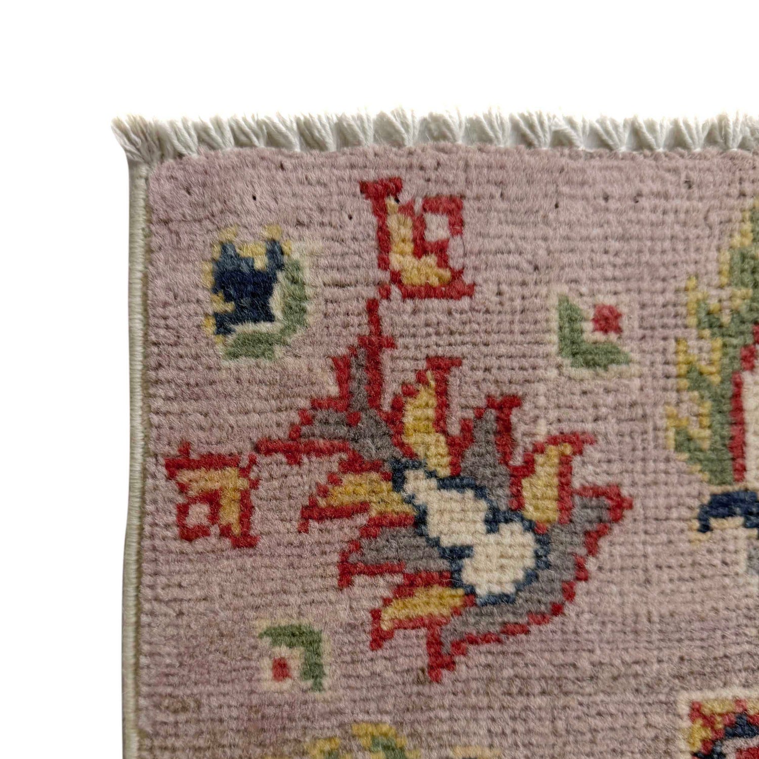 Bakhtiar Runner Handmade Pink Floral 10' Runner