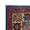 Kazak Rug Handmade Blue Medallion 10' Runner