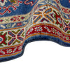 Kazak Rug Handmade Blue Medallion 10' Runner