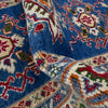 Kazak Rug Handmade Blue Medallion 10' Runner