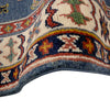 Kazak Rug Handmade Blue Medallion 10' Runner