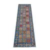 Bakhtiar Runner Rug Handmade Blue Floral 10' Runner