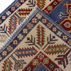Kazak Rug Handmade Blue Medallion 10' Runner