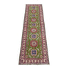 Kazak Rug Handmade Green Medallion 10' Runner