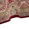 Kazak Rug Handmade Red Medallion 7x10 ft