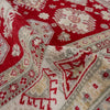 Kazak Rug Handmade Red Medallion 7x10 ft