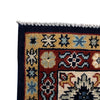 Kazak Rug Handmade Blue Medallion 7x10 ft