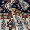 Kazak Rug Handmade Blue Medallion 7x10 ft