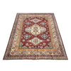 Kazak Rug Handmade Red Medallion 7x10 ft
