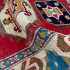 Kazak Rug Handmade Red Medallion 4x7 ft