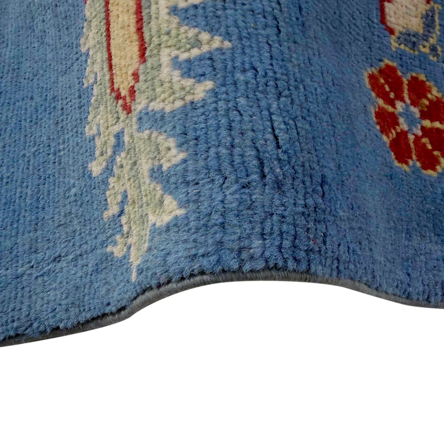 Bakhtiar Area Rug Handmade Blue Floral 4x7 ft