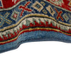 Kazak Rug Handmade Blue Medallion 4x7 ft