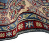 Kazak Rug Handmade Blue Medallion 4x7 ft