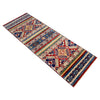 Khurjeen Area Rug Runner Handmade Multi Curvilinear 6'