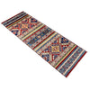 Khurjeen Area Rug Runner Handmade Multi Curvilinear 6'