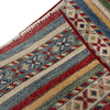 Khurjeen Area Rug Runner Handmade Multi Curvilinear 6'