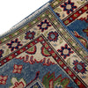 Kazak Rug Handmade Blue Medallion 6' Runner