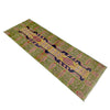 Kazak Rug Handmade Green Medallion 6' Runner