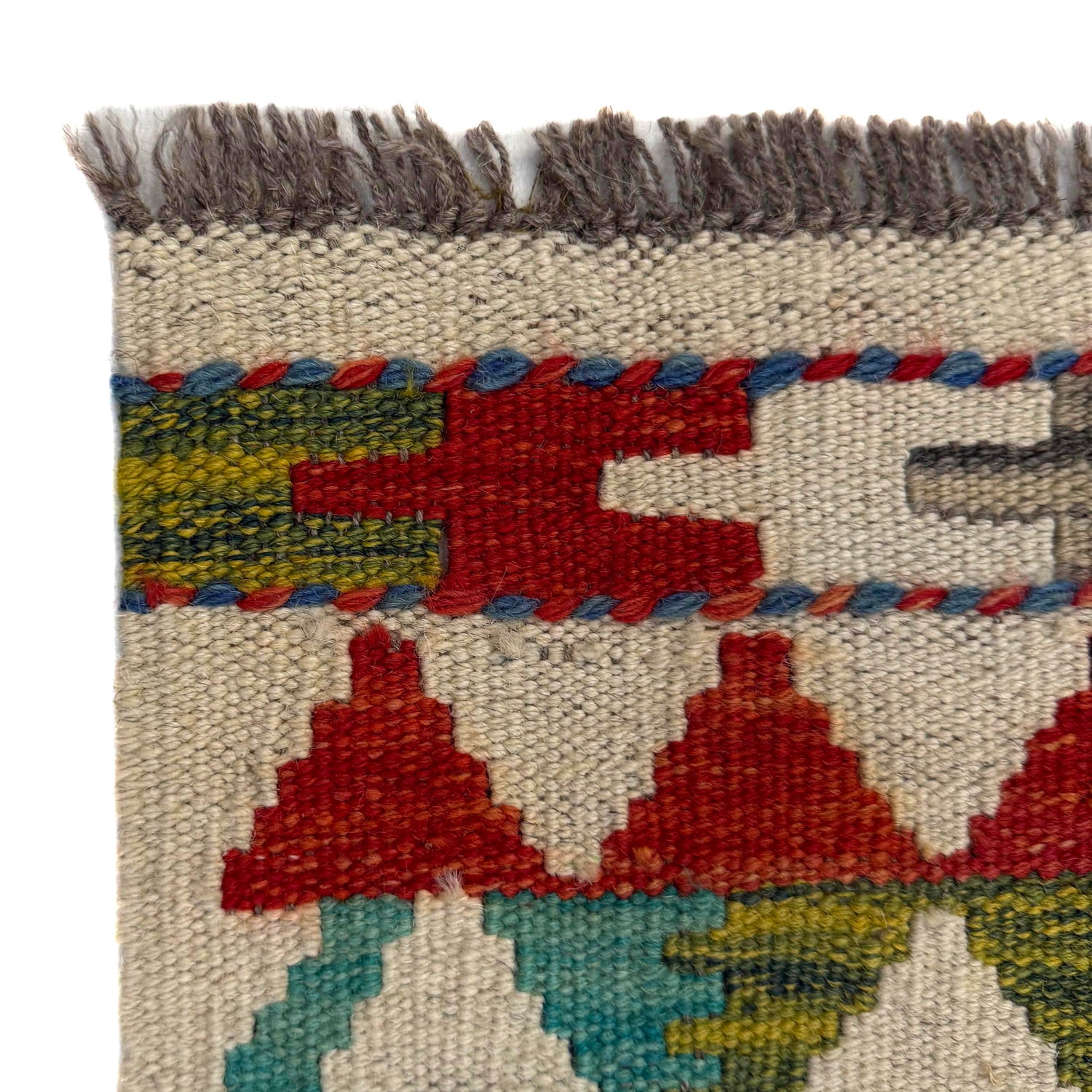 Handmade Multi Kilim Geometric 4x6 ft