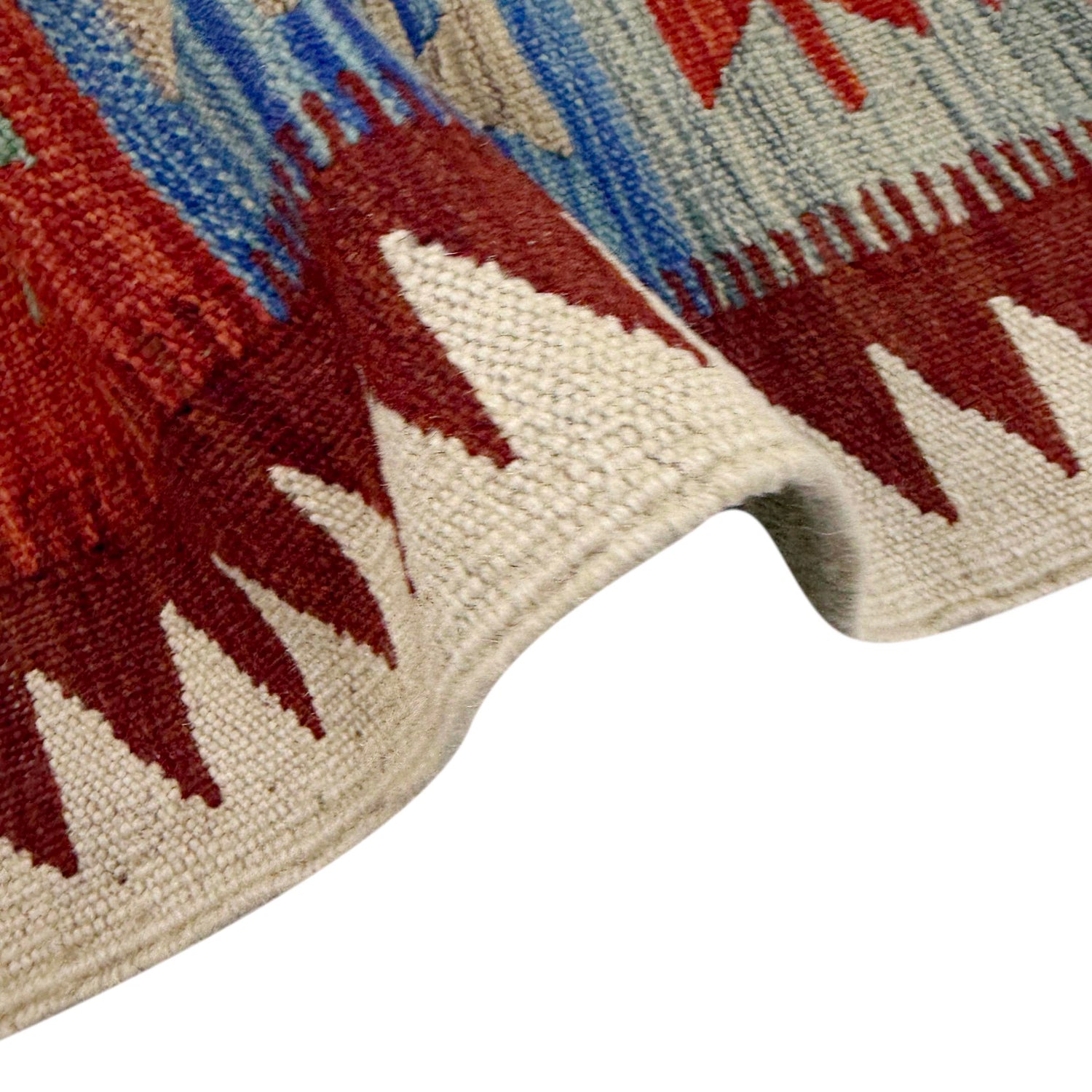 Handmade Multi Kilim Geometric 6x9 ft