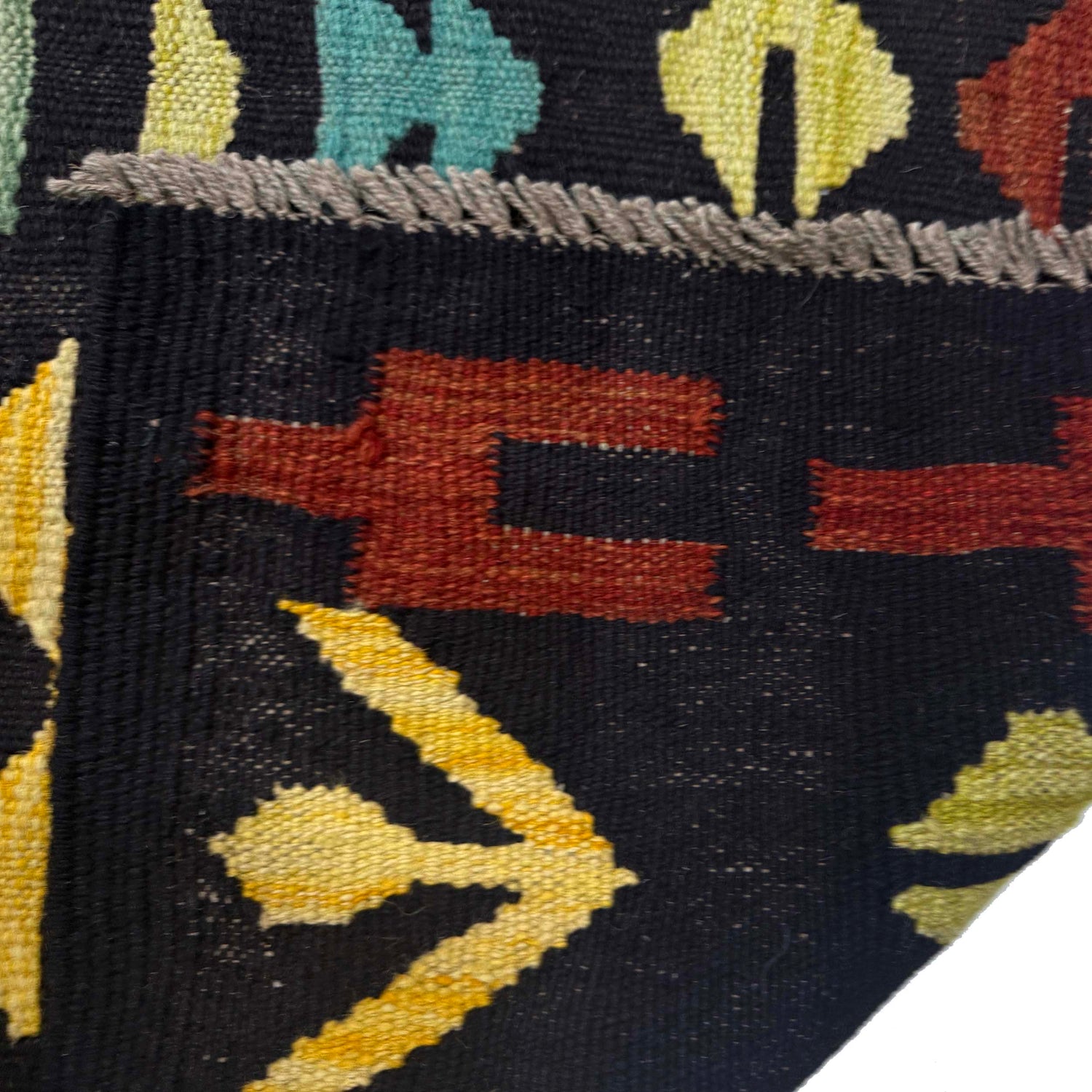 Handmade Multi Kilim Geometric 10x13 ft