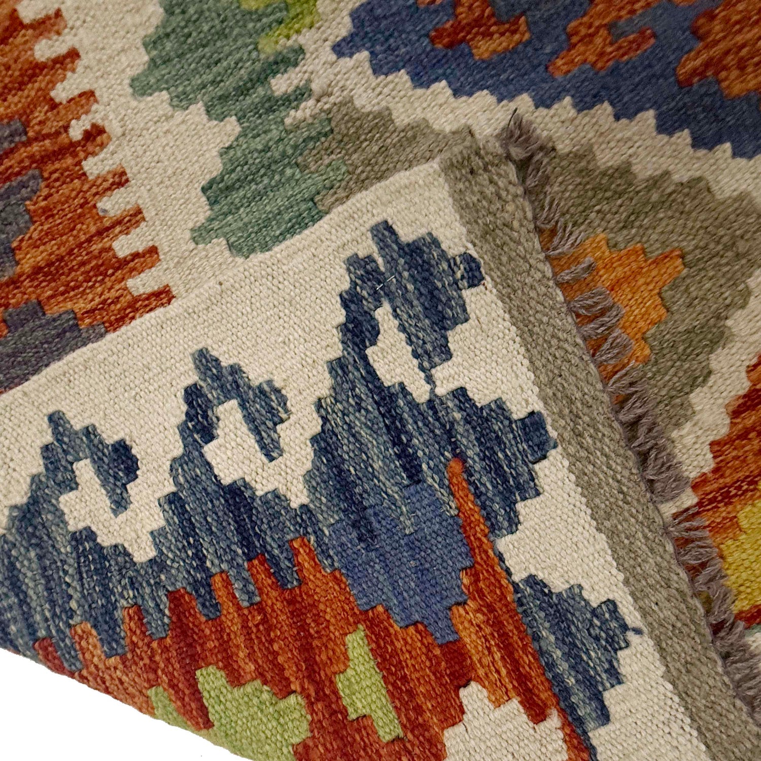 Handmade Multi Kilim Geometric 7x10 ft
